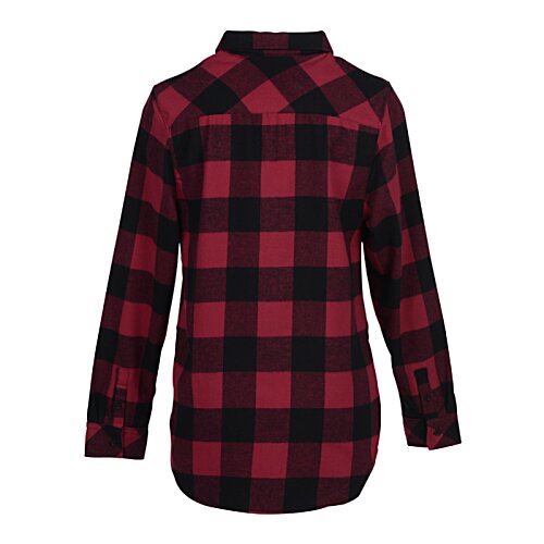 Burnside Woven Plaid Flannel Shirt - Ladies' Image 2 of 2