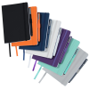 View Image 2 of 4 of Vienna Satin Touch Soft Cover Notebook with Pen - Debossed