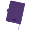 View Image 4 of 3 of Vienna Satin Touch Hard Cover Notebook - Debossed