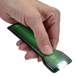Additional Image 1 - a hand holding a green flashlight