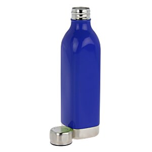 Additional Image 2 - a blue and silver water bottle