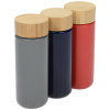 View Image 4 of 3 of Lexington Ceramic Bottle with Bamboo Lid - 10 oz.