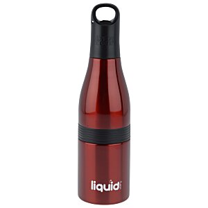 Additional Image 2 - a red bottle with a black strap