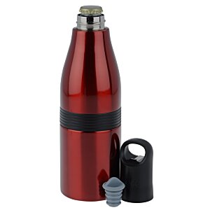 Additional Image 5 - a red water bottle with a black handle