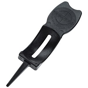 Additional Image 4 - a black clip with a black plastic handle