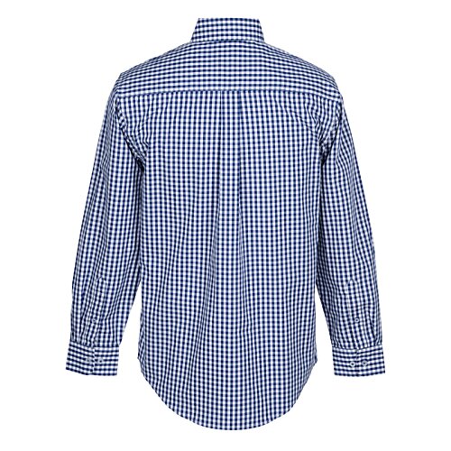 Additional Image 1 - a back of a blue shirt