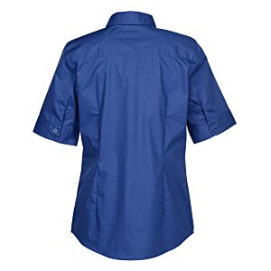 Additional Image 1 - a blue shirt on a white background