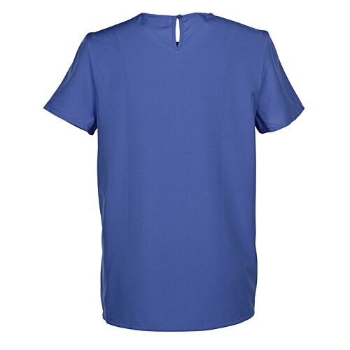 Classic Stretch Jewel Neck Blouse - Ladies' Image 1 of 2