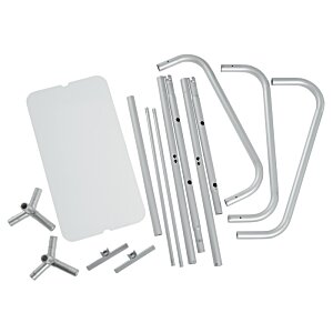 Additional Image 3 - a white plastic frame with metal parts