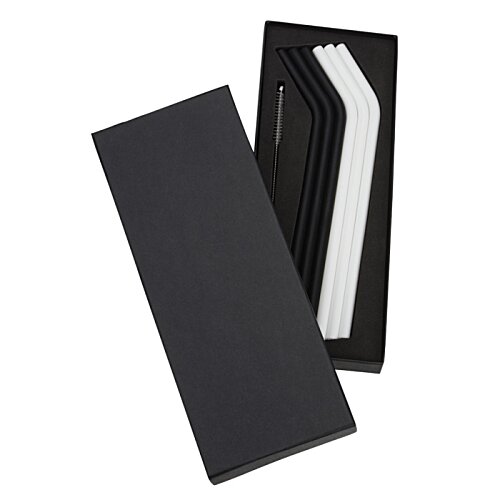 Additional Image 1 - a black rectangular object with a white strip