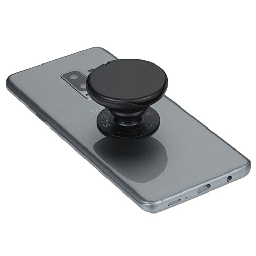 Additional Image 4 - a black phone handle on a white background