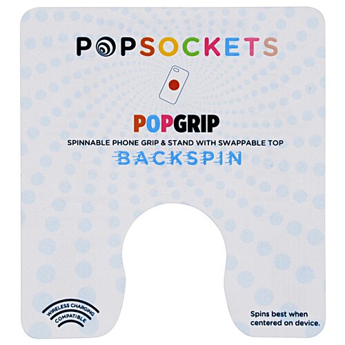 Swappable PopSockets PopGrip - Backspin Image 3 of 6