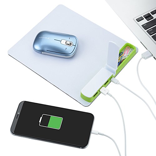 Additional Image 1 - a mouse on a pad next to a laptop