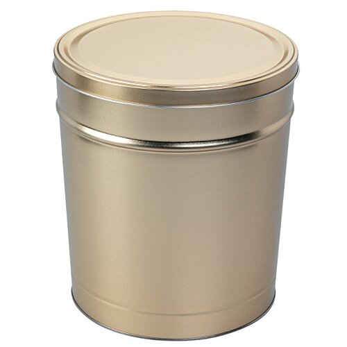 Additional Image 1 - a round metal container with a lid