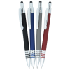 View Image 3 of 3 of Bristol Gel Soft Touch Stylus Metal Pen