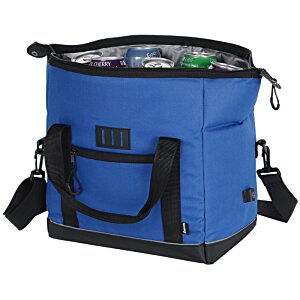 Additional Image 1 - a blue bag with black straps