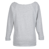 View Image 2 of 3 of Next Level French Terry Raglan 3/4 Sleeve Tee - Ladies'