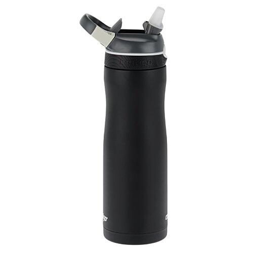 Additional Image 1 - a black water bottle with a white background