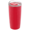 a red cup with a lid