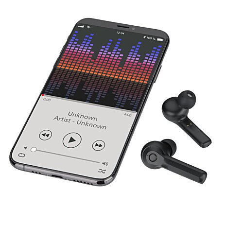 Additional Image 4 - a cellphone and earbuds