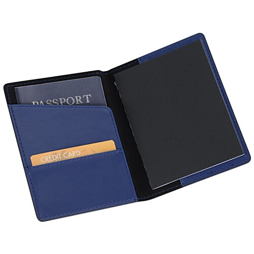 Additional Image 2 - a blue and black wallet
