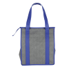 View Image 2 of 3 of Heathered Insulated Grocery Tote
