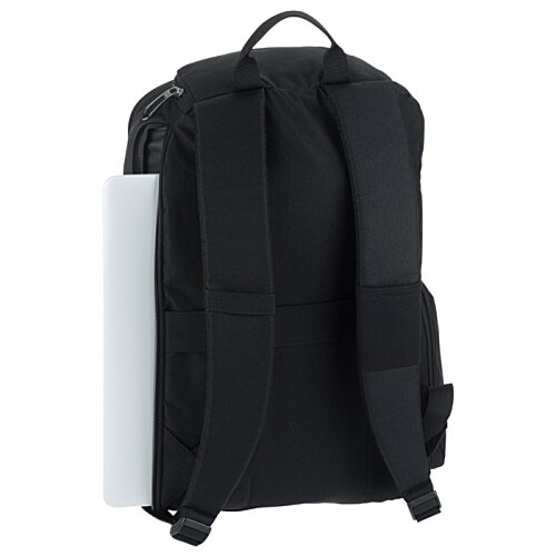Additional Image 1 - a black suitcase with a white handle