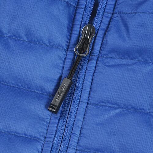 Additional Image 3 - a zipper on a blue jacket
