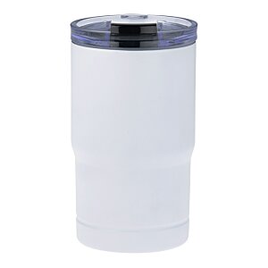 Additional Image 1 - a white cup with a black lid