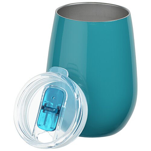 Additional Image 1 - a blue and clear cup