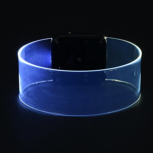 Additional Image 6 - a blue circular object with a black square on top
