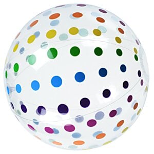 Additional Image 1 - a white ball with multicolored dots