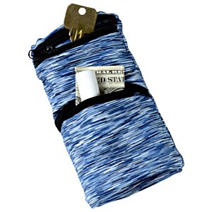 Additional Image 2 - a blue and black pouch with a key