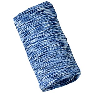 Additional Image 3 - a blue and white knitted fabric