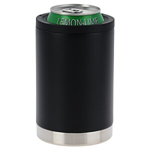 Additional Image 2 - a black and silver can with green top