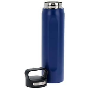 Additional Image 2 - a blue water bottle with a black handle