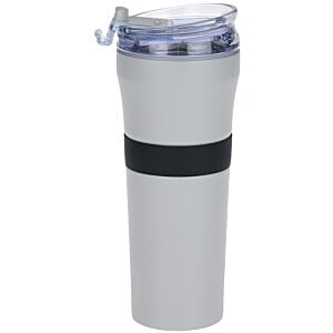 Additional Image 2 - a white and black tumbler