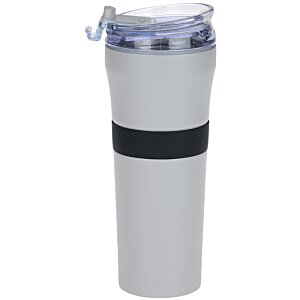 Additional Image 2 - a white and black tumbler