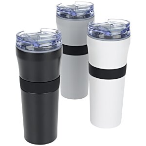 Additional Image 3 - a group of black and white cups