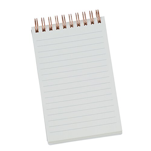 Additional Image 1 - a spiral bound notebook with brown colored pencils