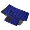 View Image 5 of 5 of Buffalo Check Fold Up Picnic Blanket with Carrying Strap