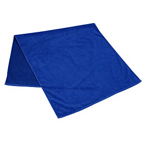 Additional Image 1 - a blue folded cloth on a white background