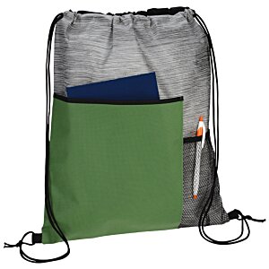 Additional Image 1 - a green backpack with a pocket
