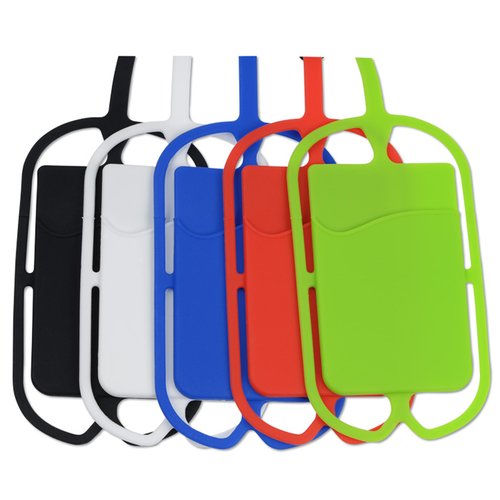 Silicone Smartphone Pocket with Strap Image 1 of 6