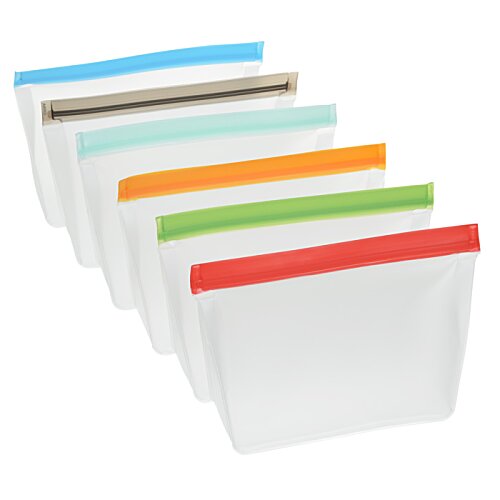 Additional Image 3 - a row of colorful plastic containers