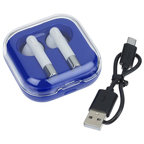Additional Image 6 - a blue box with a black cord and a couple of white objects