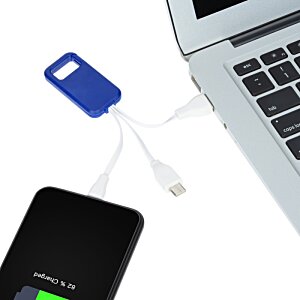 Additional Image 3 - a laptop and a keychain connected to a charger