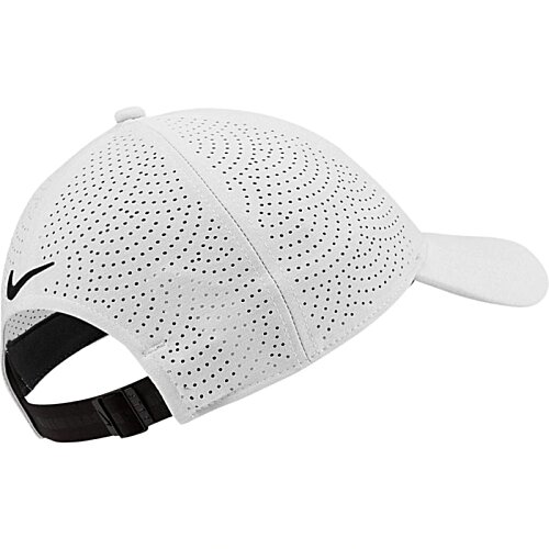 Additional Image 1 - a white hat with a black logo