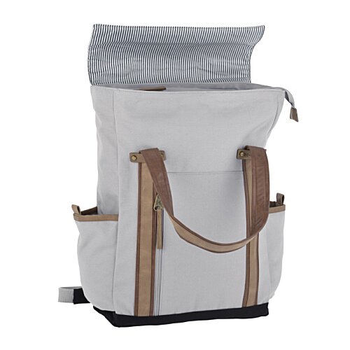 Additional Image 1 - a white and brown backpack