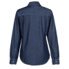 View Image 2 of 3 of Untucked Denim V-Neck Shirt - Ladies'